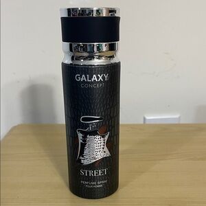 Galaxy By Harvic Black and Silver Street Perfume Spray